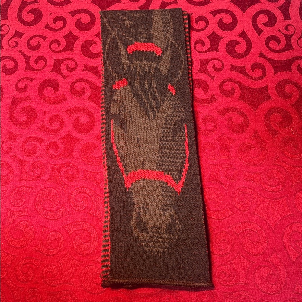 Rare Woman’s Knit Scarf featuring Horse Head